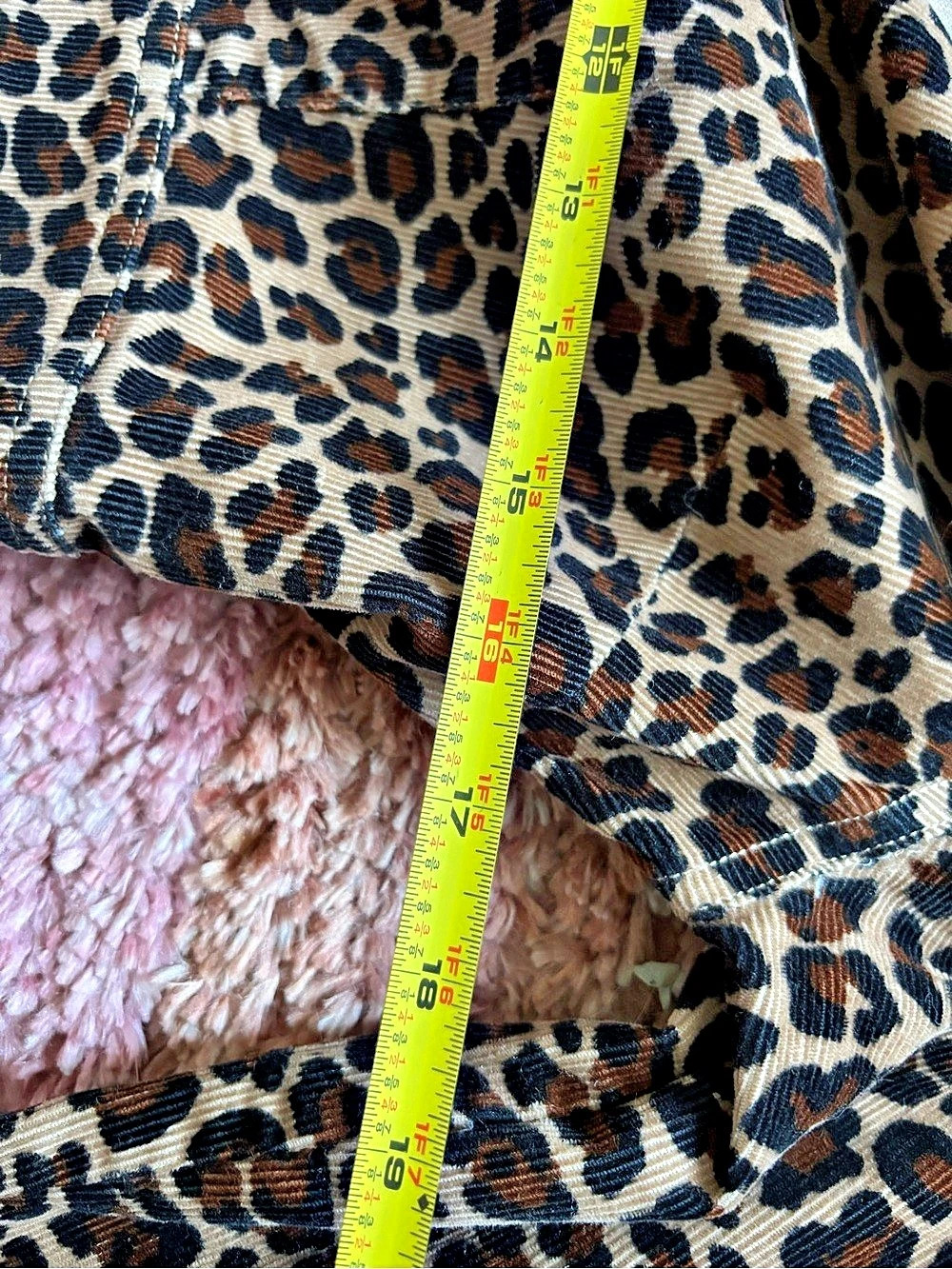Boden Leopard Fields Fleur Cord Midi Dress Size 4 - Picture 8 of 10
